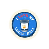I Love My Local Deli Sticker